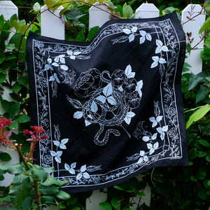 Moon Garden Bandana - Old Rose Press