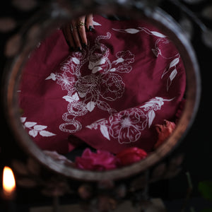 Serpent Garden Bandana - Old Rose Press